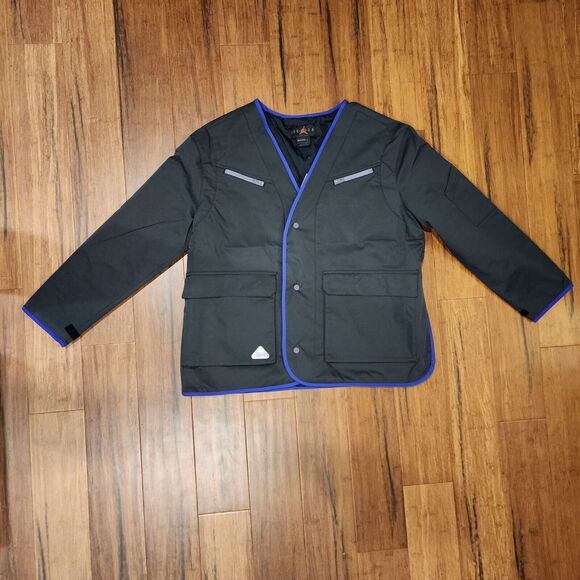 Nike Jordan 23 Engineered Jacket Womens Large Black Concord DQ4537-010 $180 MSRP - Picture 2 of 6